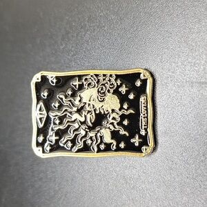 The lovers tarot card pin With Sun And Moon